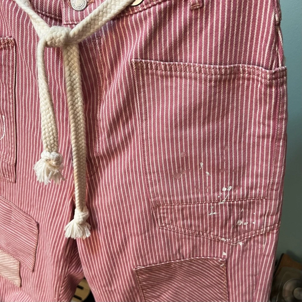 We The Free by Free People:”Moxie” Low Slung Pull-On Barrel Jeans NWOT - Picture 8 of 10